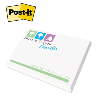 Custom Printed Post-it® Notes (3"x4") 50 Sheets/ 4 Color